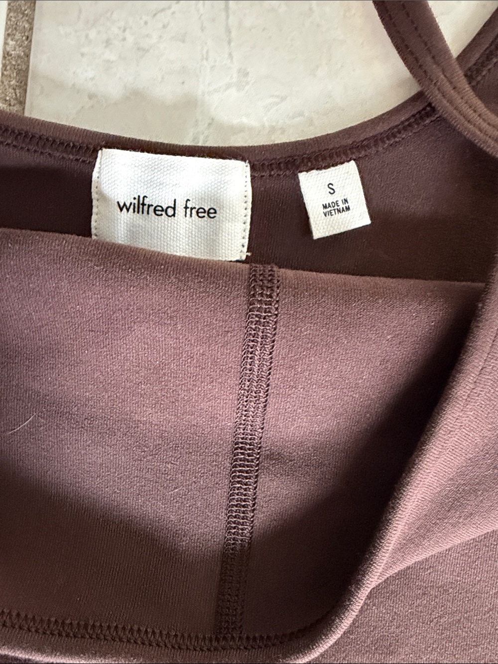 Wilfred Free Mauve-Brown Spaghetti Strap Romper - Picture 2 of 6